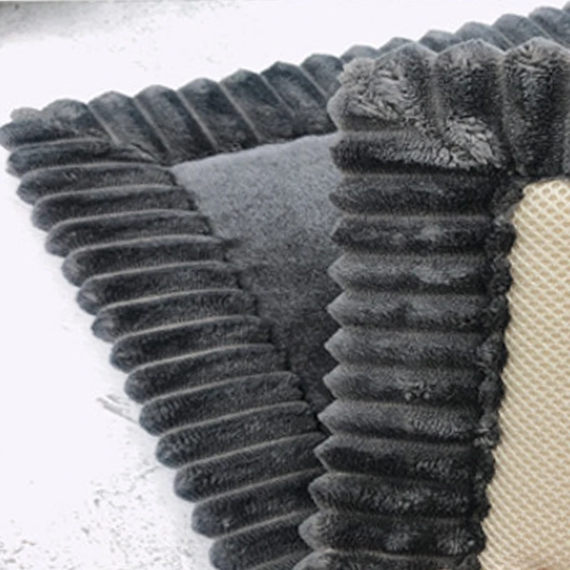 Super Soft Thick Memory Foam Bath Rug Flannel Absorbent Shower Mat Non Slip Bathroom Mat