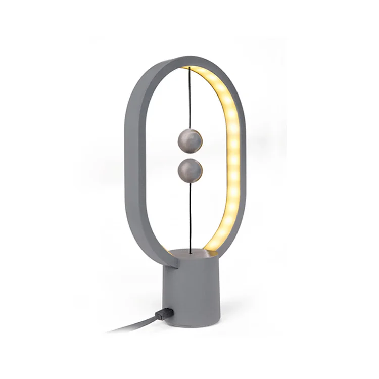 High quality ABS plastic indoor use LED light up balance ball switch lamp