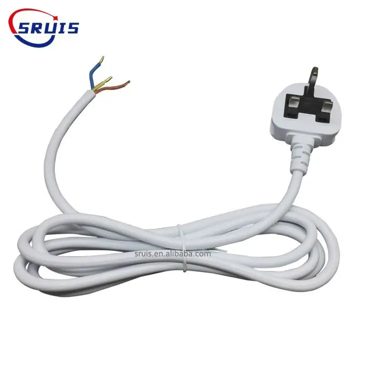 Figure 8 Connector Uk Plug 15M Ac 250V 3 Pin Laptop 3A 3Prong Tv Wire 6F Fuse Ukca Power Cord With Iec Appliance Outlet C7