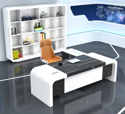 Latest Foshan Commerical Office Furniture CEO Executive Desk