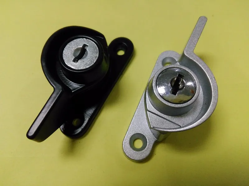 Металлический DC-360 KEYI золотистый оконный замок из цинкового сплава с полумесяцким замком раздвижной ключом