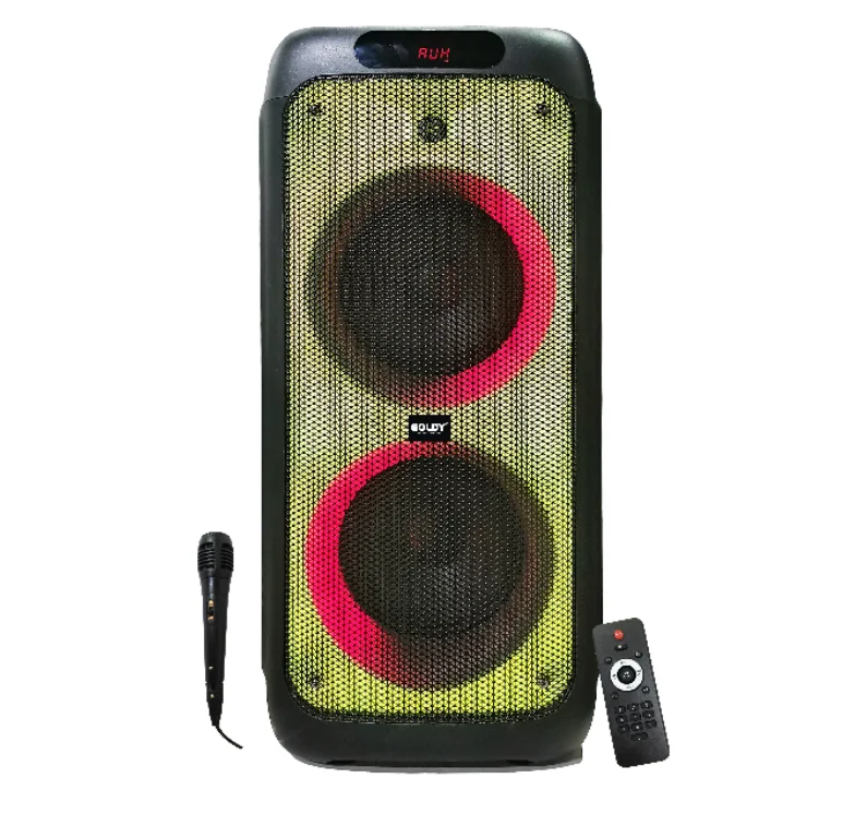 (Разработанно специально для заказчика)/поо (производство оригинального dual 8-дюймовый led беспроводная акустическая система перезаряжаемый 80 Вт Портативный Свадебная вечеринка коробка 300 динамик с наушники-вкладыши TWS