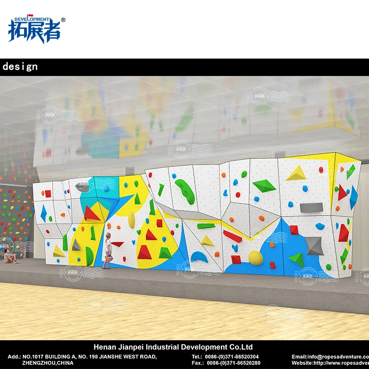 Sturdy Construction Indoor Big Island Bouldering Rock Climbing Wall with CE and ROHS for Climbing Gym