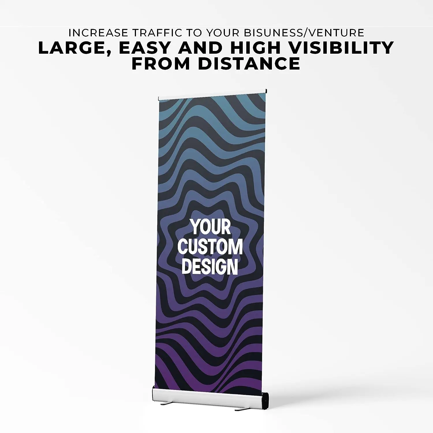 Custom Retractable Banner with Stand by INT | Personalized Roll Up  Advertising, Stores, Trade Show, Events, Birthday & Party