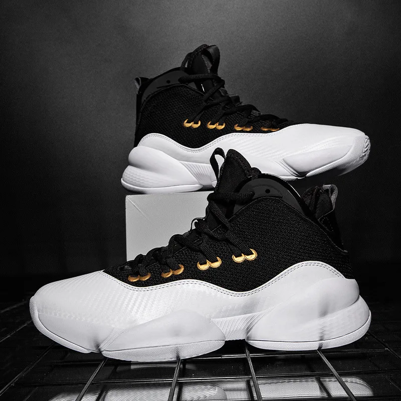 Custom wholesale fashion basketball shoes oem shoes high top professional training basketball shoes for men