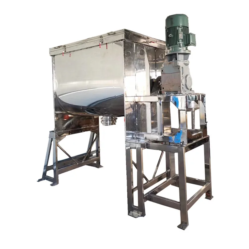 Zhengzhou  JINHE Factory CE qualified ribbon mixer for fertilizer food powder light sticky Granule Agitator