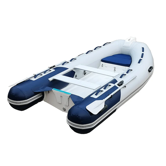 CE 11ft RIB330 Rigid Fiberglass Hull Hypalon PVC Inflatable Rubber Boat For Fishing