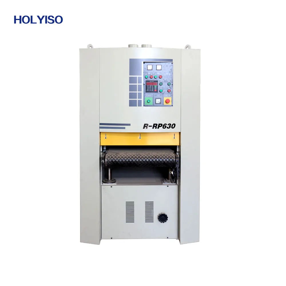 heavy duty hardwood floor cabinet door wood calibration wide belt Double sanding sander machine for Furniture Processing