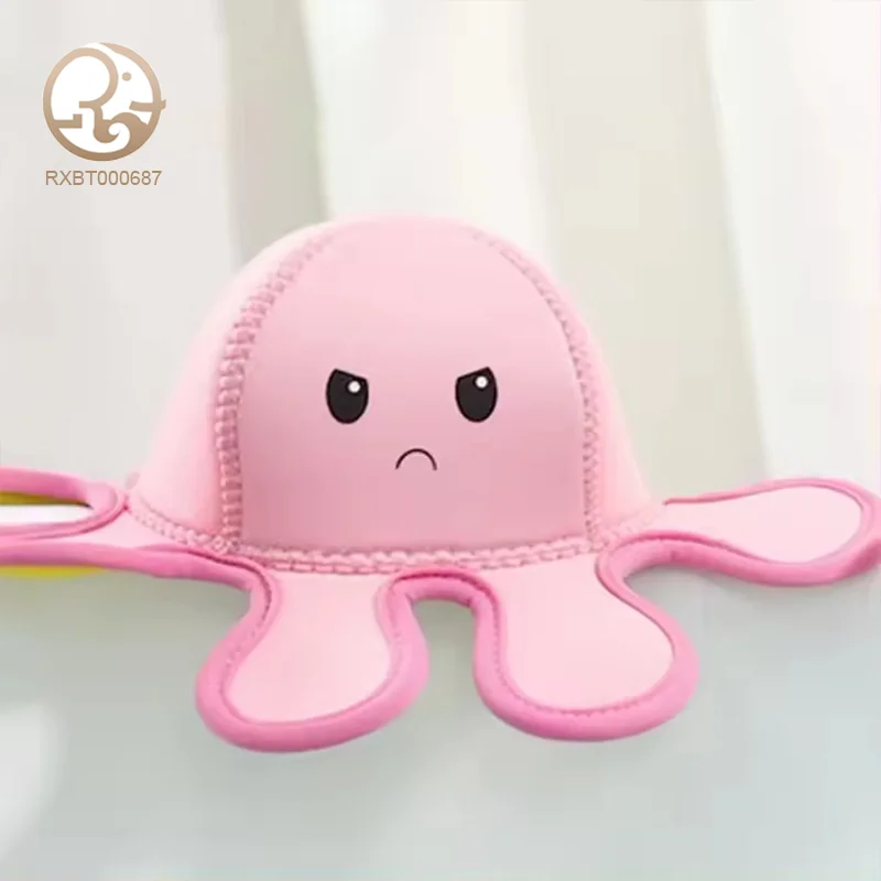 Factory supply swimming shower eco friendly plastic octopus toy cute children traction baby bath toy gift for children