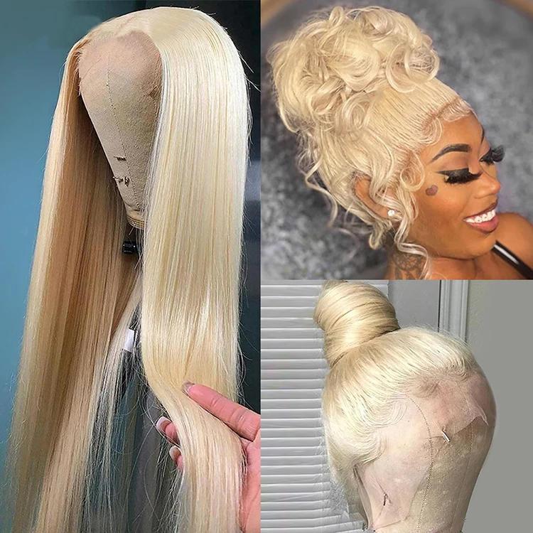 Wholesale Perruque Frontale Cheveux Naturels 26 Inch Long Human Hair Full Lace Wig Raw Human Hair 40 in Lace Front Hd Wigs Small