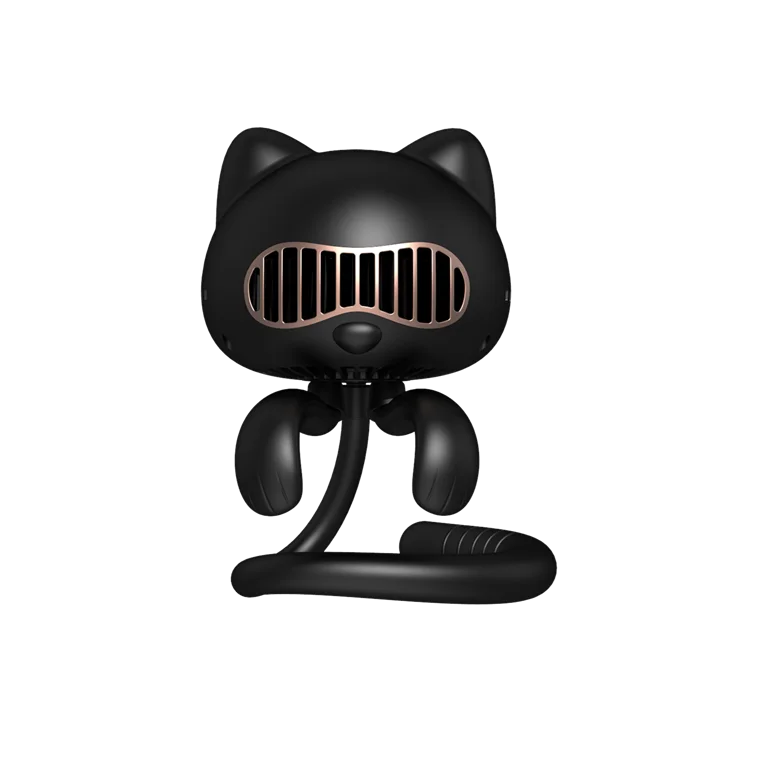 OEM  Factory Price Rechargeable 4000mA Battery Stroller Fan Cooling Lovely Hello Kitty Cat Style Fan For Child Baby