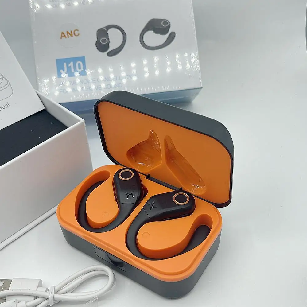 J10 ANC Wireless Bluetooth Earbuds 5.3 Hi-Fi Stereo Heavy Bass Built in HD Mic Headphones with Noise Cancelling