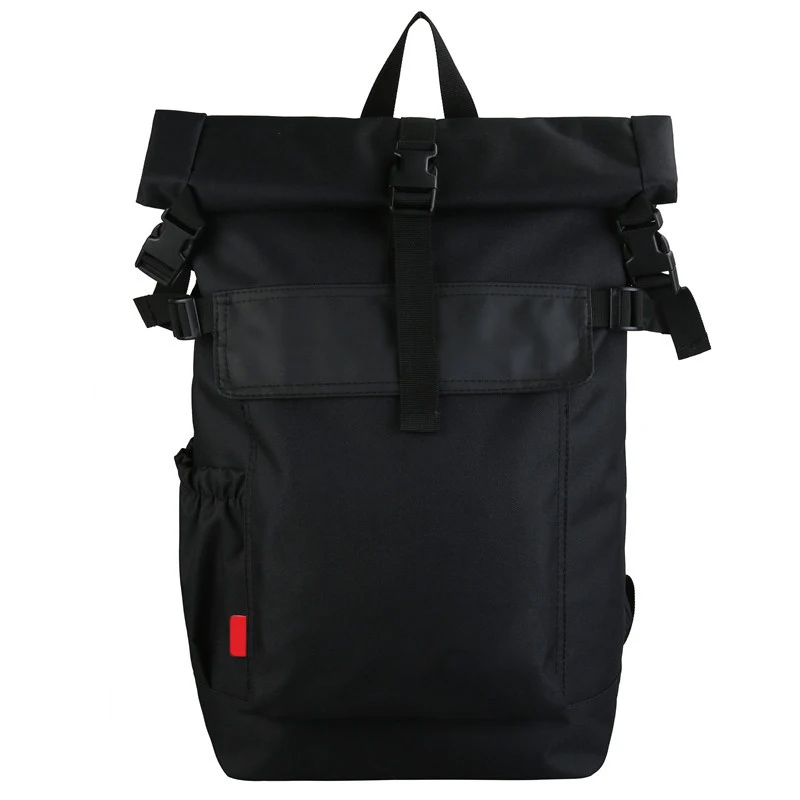 Urban Explorer Sleek City Style Roll-Top Backpack with Hidden Pocket and Magnetic Fastening for Outdoor Adventures