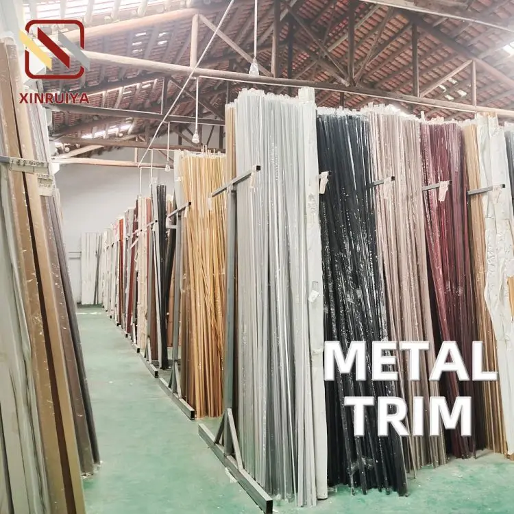 6mm 8mm 10mm Pewter Genesis Bright Matt Brushed Silver Tile Edge Trim Edging Beading Strip For Tiles Bathroom