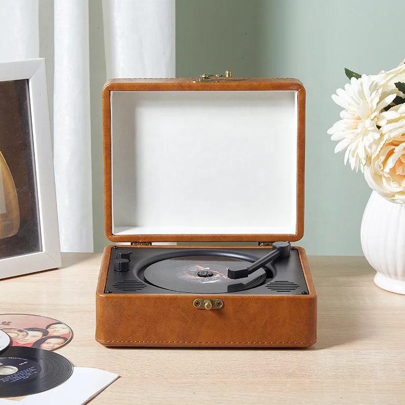 2022 Newest Portable CD Player Built-in Speaker Stereo with Double 3.5mm Headphones Jack Built-in Speakers Mini Cd Player