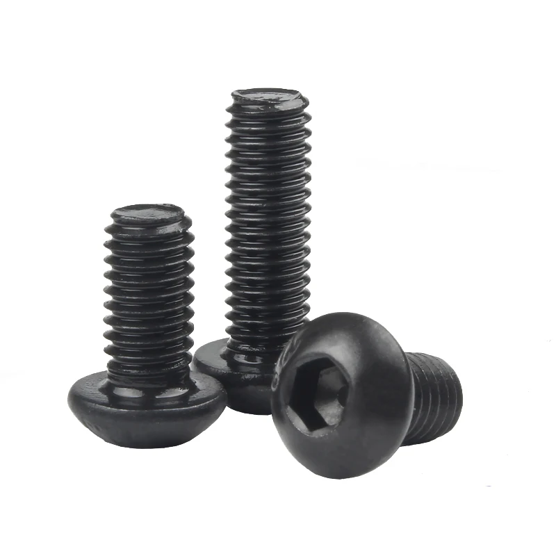 Red Anodized Aluminum Button Head Screw Distinguishing M3 Thread Size Stainless Steel Titanium Bolts Binding Easy Identification