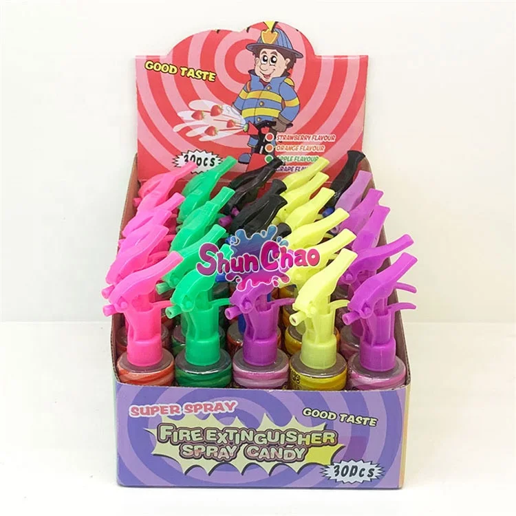 Liquid Fire Killer Shaped Spray Candy Toys For Children