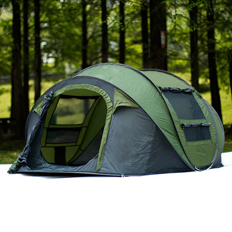 5 Person turbo life cabin camping Tent outdoor customized long camping tent
