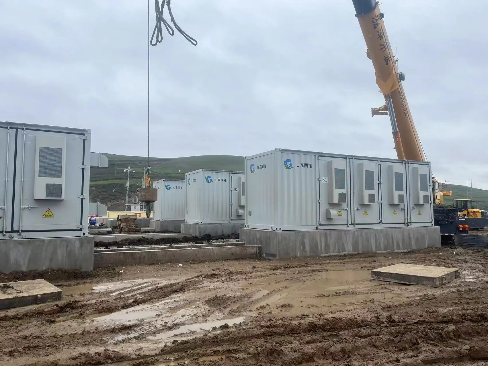 GUOLI BESS Battery Cabinet 1MW 2MW Liquid Cooling Battery Container Energy Storage System For European market