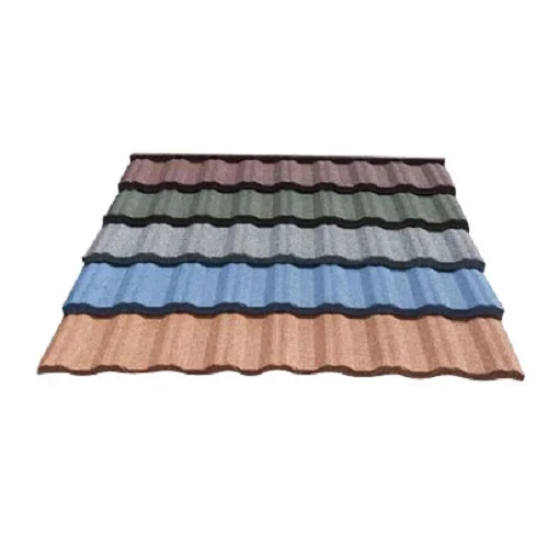 Iron Roof Panel Steel Roofing Material Cheaper Price Stone Coated Metal Roof Tile