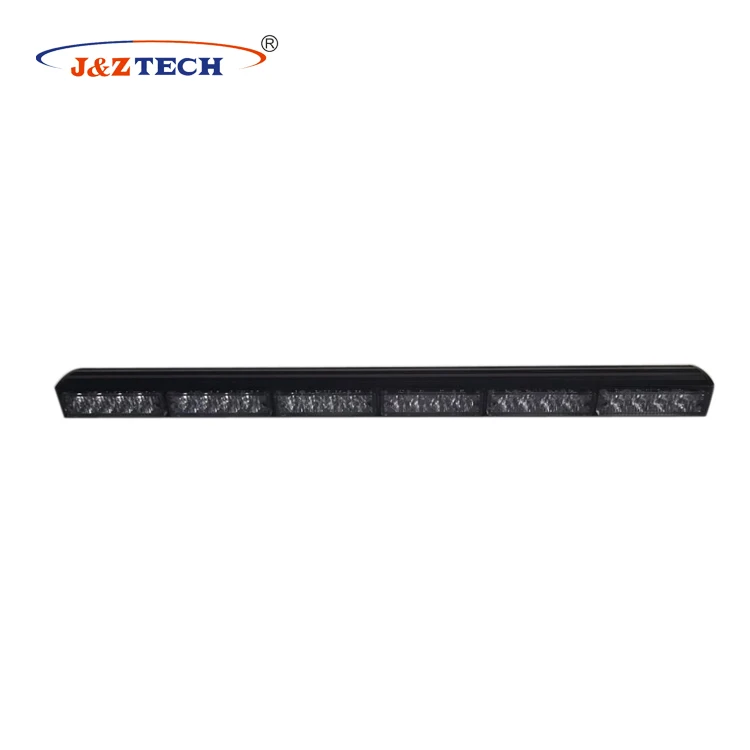 72w red blue LED dash flashing warning traffic advisor warning light bar led
