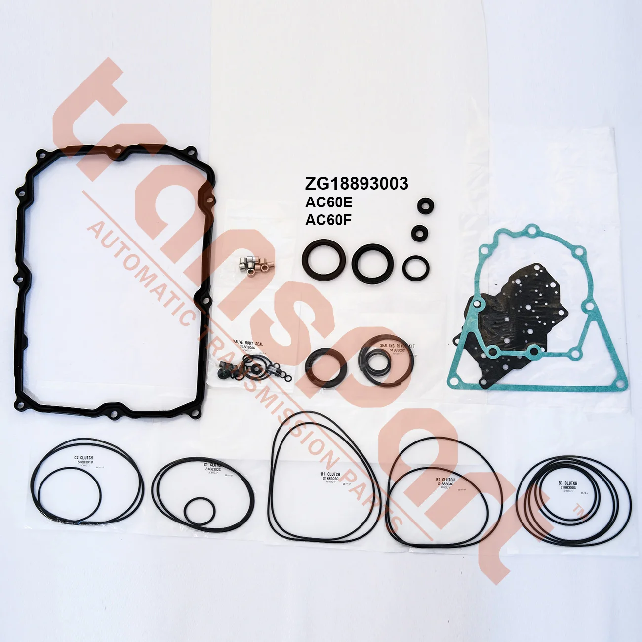 AC60E AC60F Automatic Transmission Gearbox Overhaul kit Seal Kit for TOYOTA ZG18893003