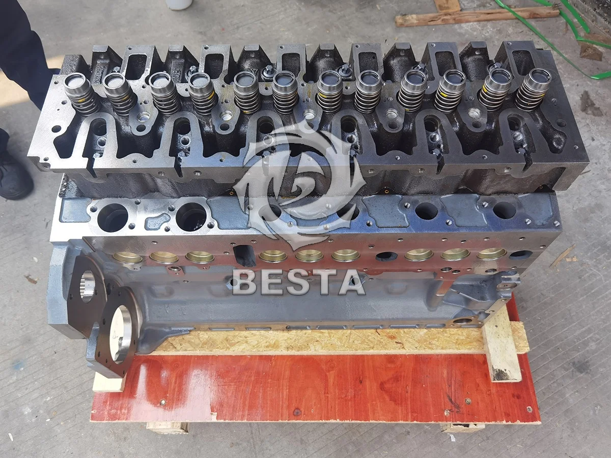 D6D engine cylinder head VOE20941118 VOE23095755 cylinder block VOE22194205 VOE20533309 for volvo EC140 EC160 EC180