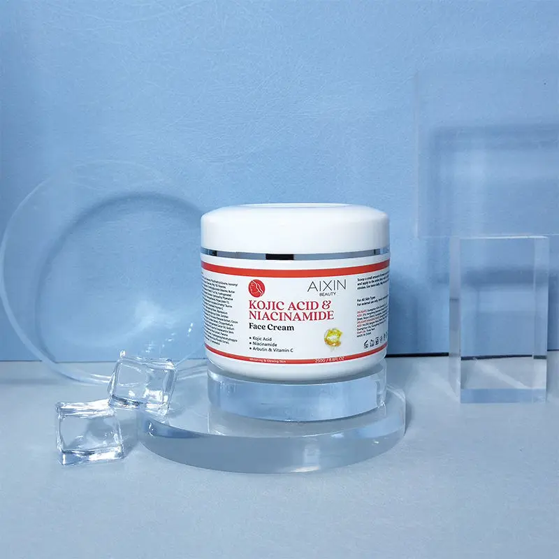 Oem250ml organic Whitening Luminescent Skin Dark Spot Removal kojic acid niacinamide Cream