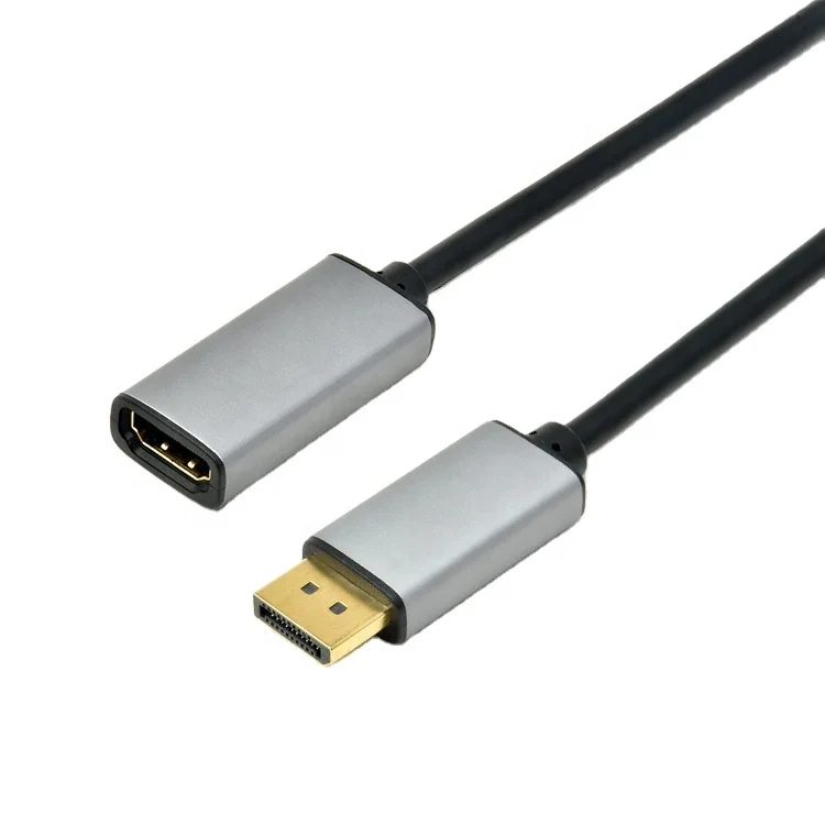Manufacturers Supply High Speed Gold Plated Dp To Hdmi Adapter Cable 4k High-definition Projector Displayport To Hdmi Converter