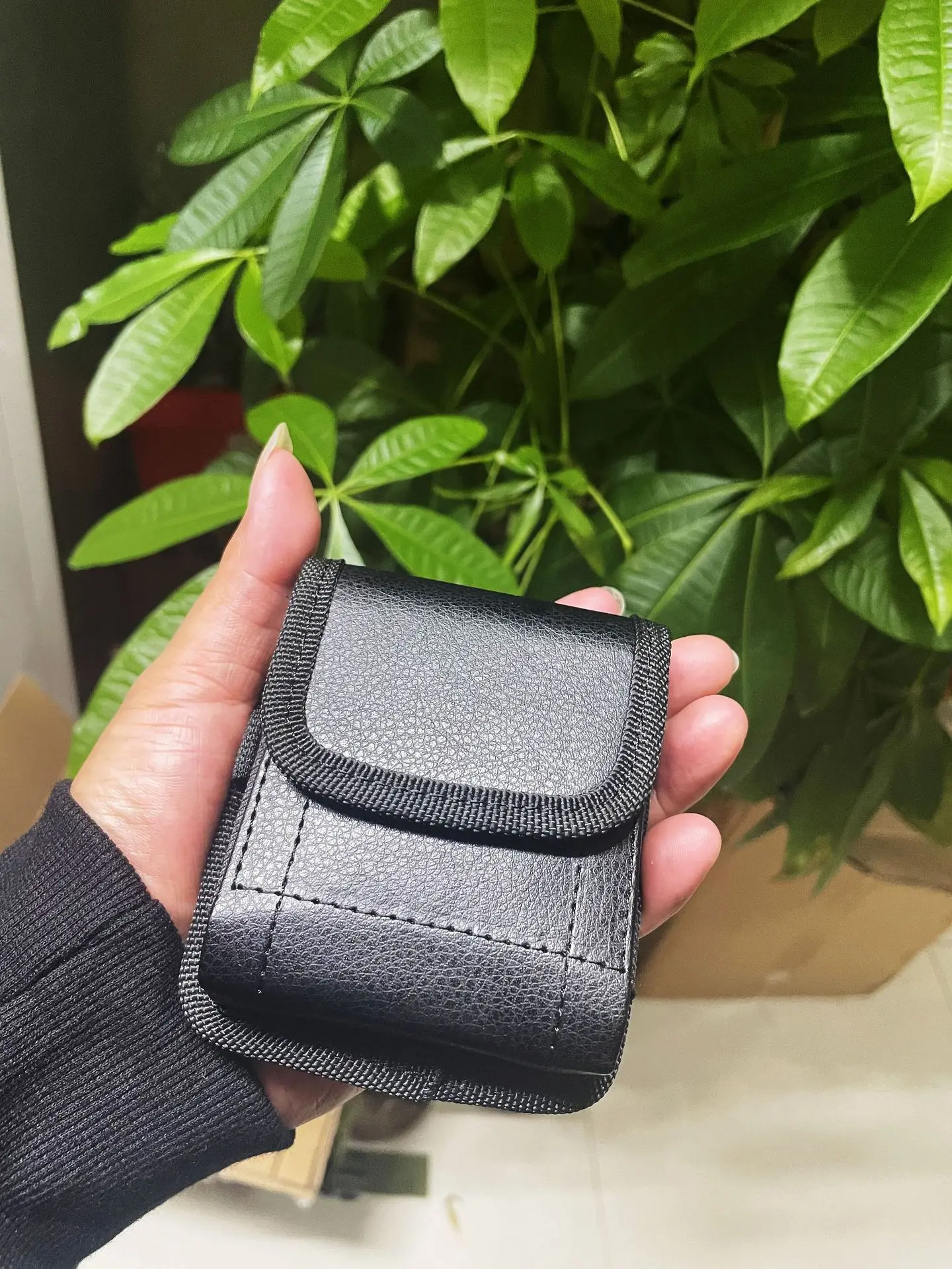 Universal Luxury Leather Nylon Waist Pouches for Samsung Z FLIP 5 4 3 for Moto Razr+ 2023 Case Holster Belt Clip Cover