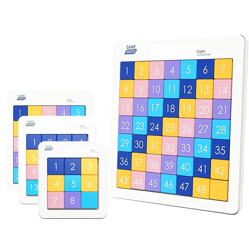 Educational toy table intelligence digital Klotski number toys 4x4 intelligent mathematic game numbers game kids toy children