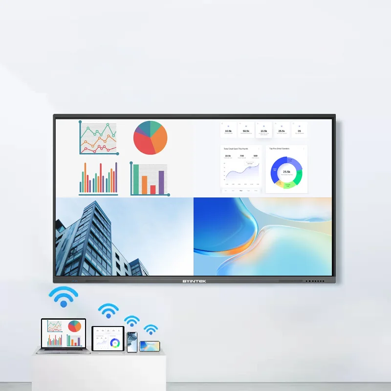 65inch Interact Display Touch Screen Flat Panel Whiteboard Smart Touch Screen Led Digital Interactive Smart Electronic Board