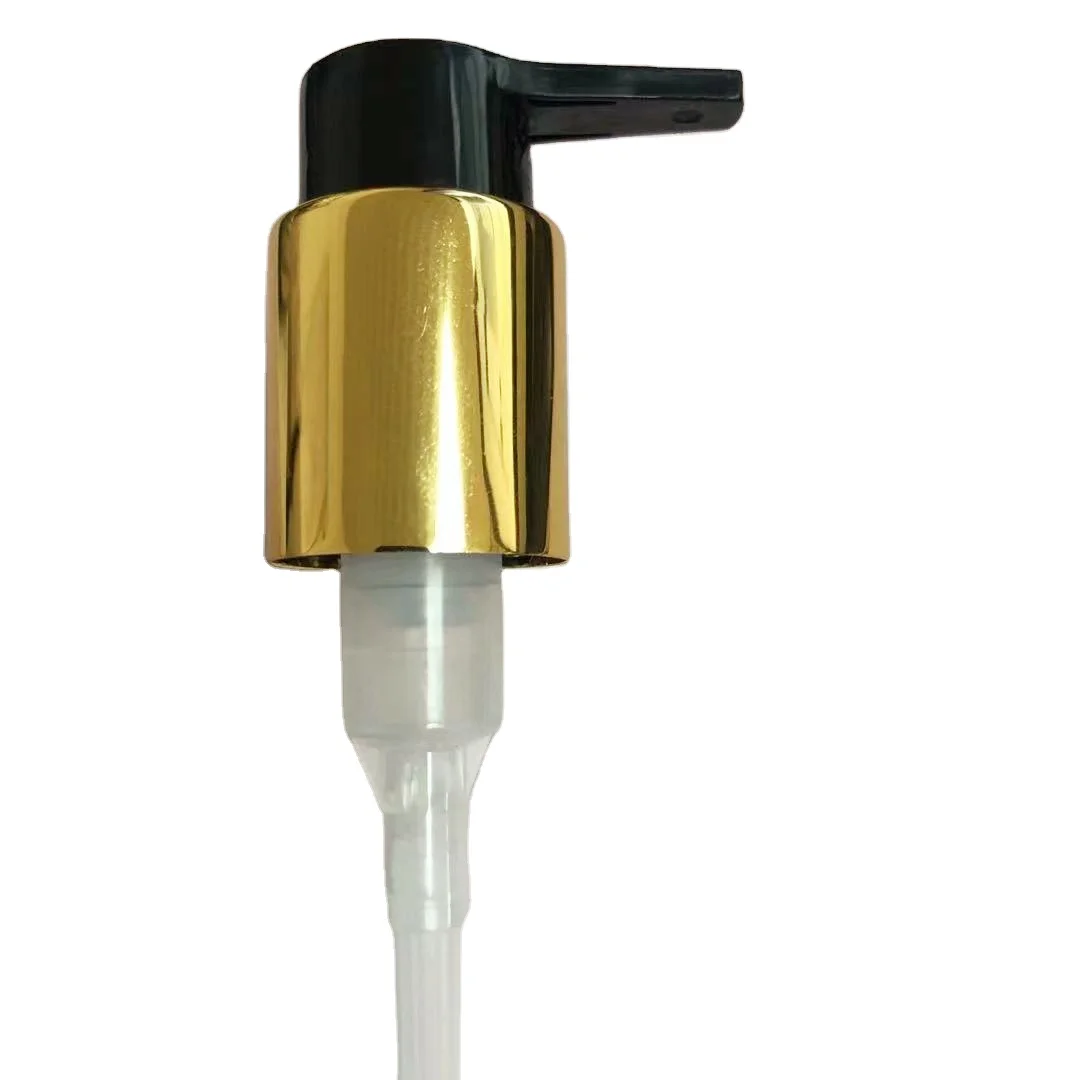 24/410  long nozzle Aluminum plastic lotion cream pump for cosmetic bottle