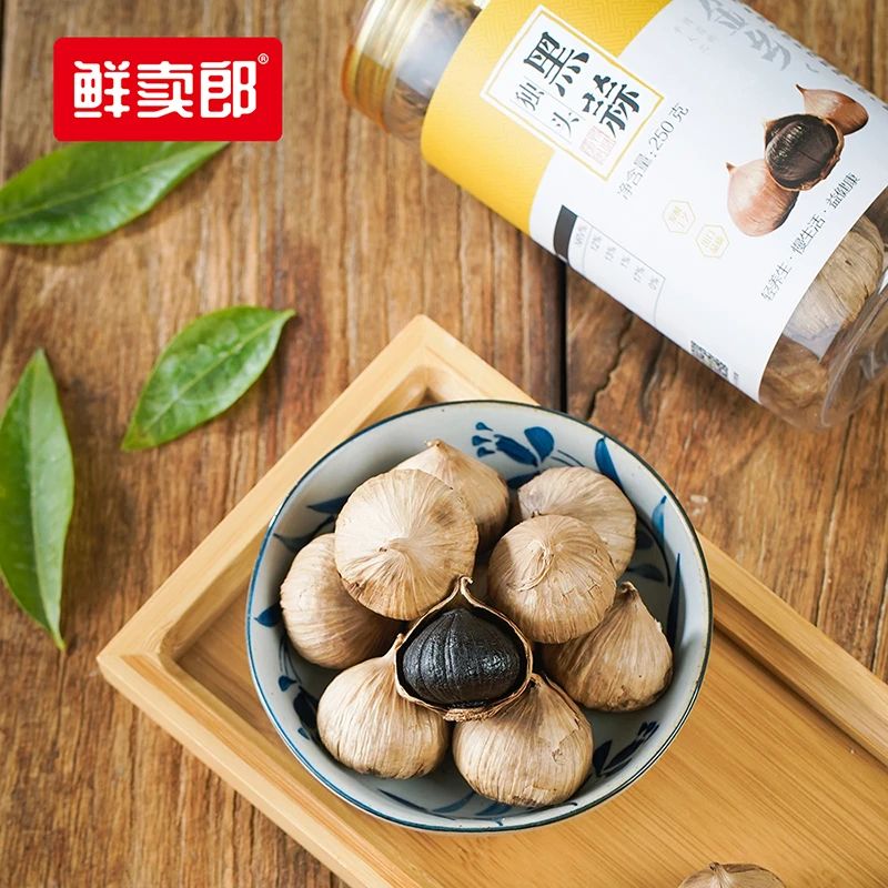 Chinese black garlic natural organic black garlic fermented black garlic