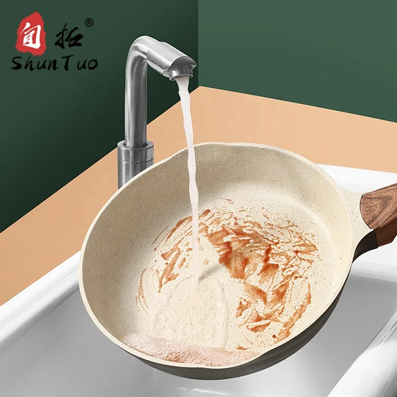 
OEM granite stone cooking ceramic nonstick pink ceramica padelle sauce set ceramic coating gas aluminum quail egg frying pan 