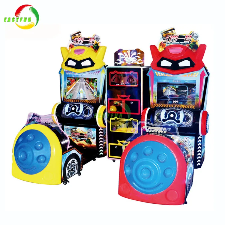 EASYFUN заводской Монетный 22 lcd детский симулятор машины гоночный игровой автомат для внутреннего парка
