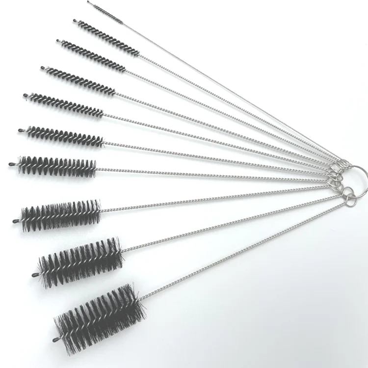 Factory Direct Twisted Nylon Pipe Brush water bottle cleaner tube cleaning brush