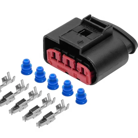 Коннектор 1j0973775a 5-контактный Датчик потока воздуха для a/m vag AUDI, BMW, VOLKSWAGEN, SKODA, SEAT