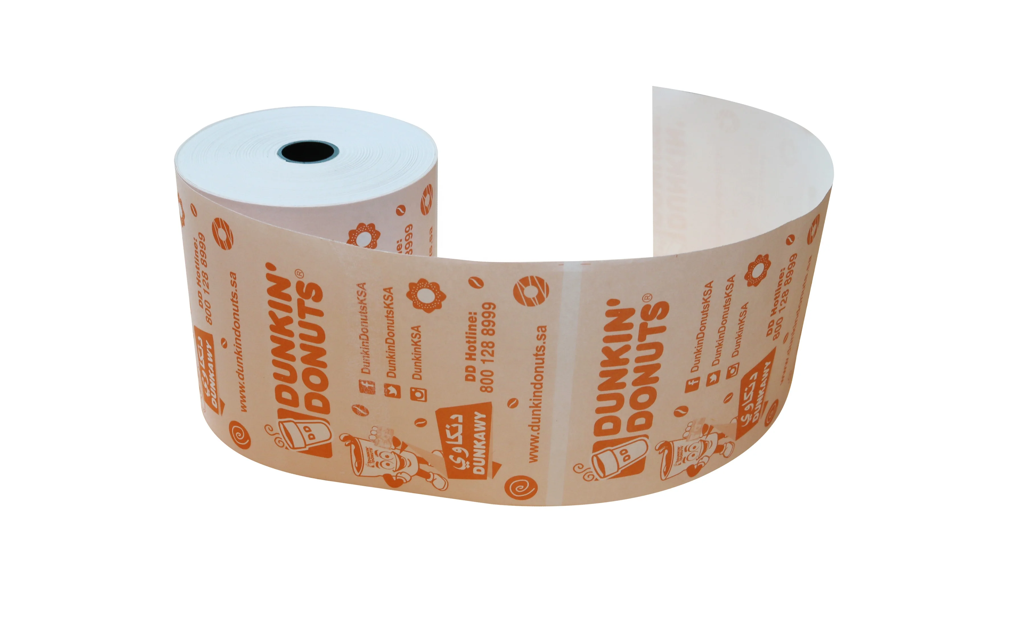 Factory Free Sample Direct Thermal Paper Roll Rollo de papel termico 80mm 57mm for Cashier Receipt POS ATM Bank