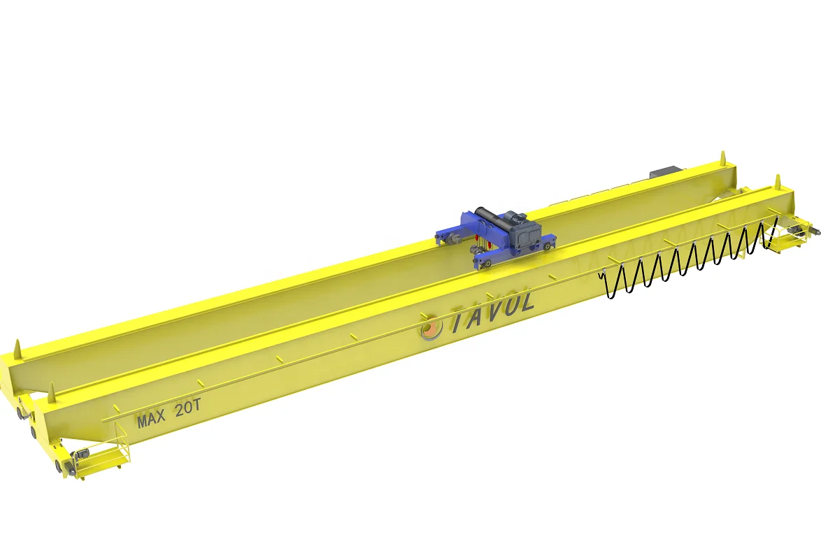 Tavol Brand European Type Double Girder Bridge Crane 5t 10t 15t 20t 25t 30t 40t 50t 60t
