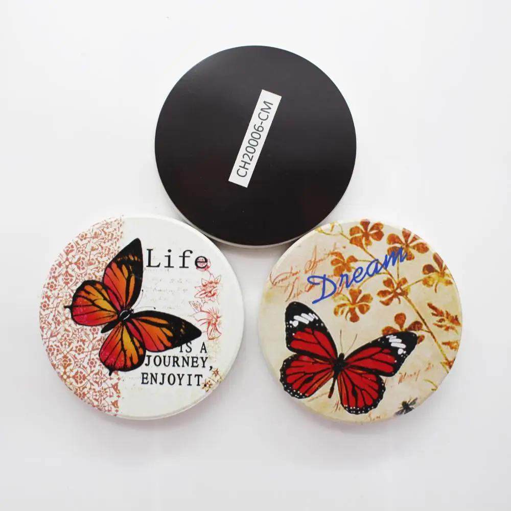 Best factory custom  sublimation ceramic fridge magnet
