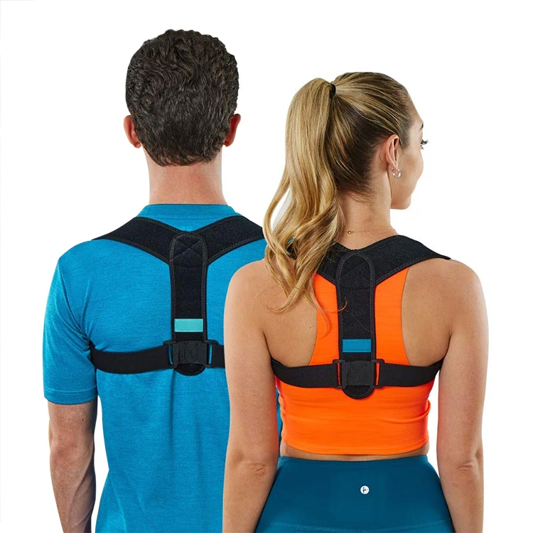 Adjustable upper back brace for clavicle support and providing pain relief posture corrector