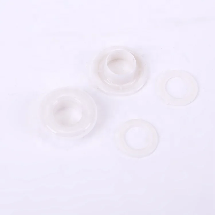 wholesale low price plastic 3mm eyelet rings with washers for garment