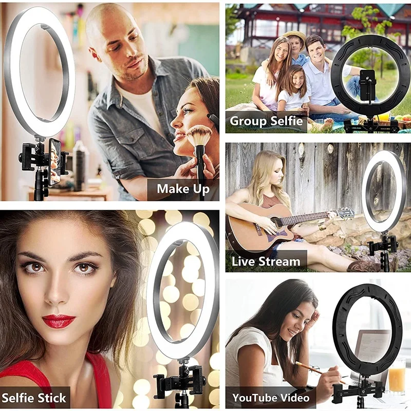 Wholesale USB Beauty Make Up Fill Photographic Lighting With Tripod Stand 10Inch 12Inch LED Ring Light