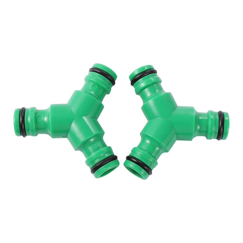 Y Shaped 3 Way Snap in Garden Hose Fittings Water Diverter Accessories for Lawn Flower Farm Irrigation