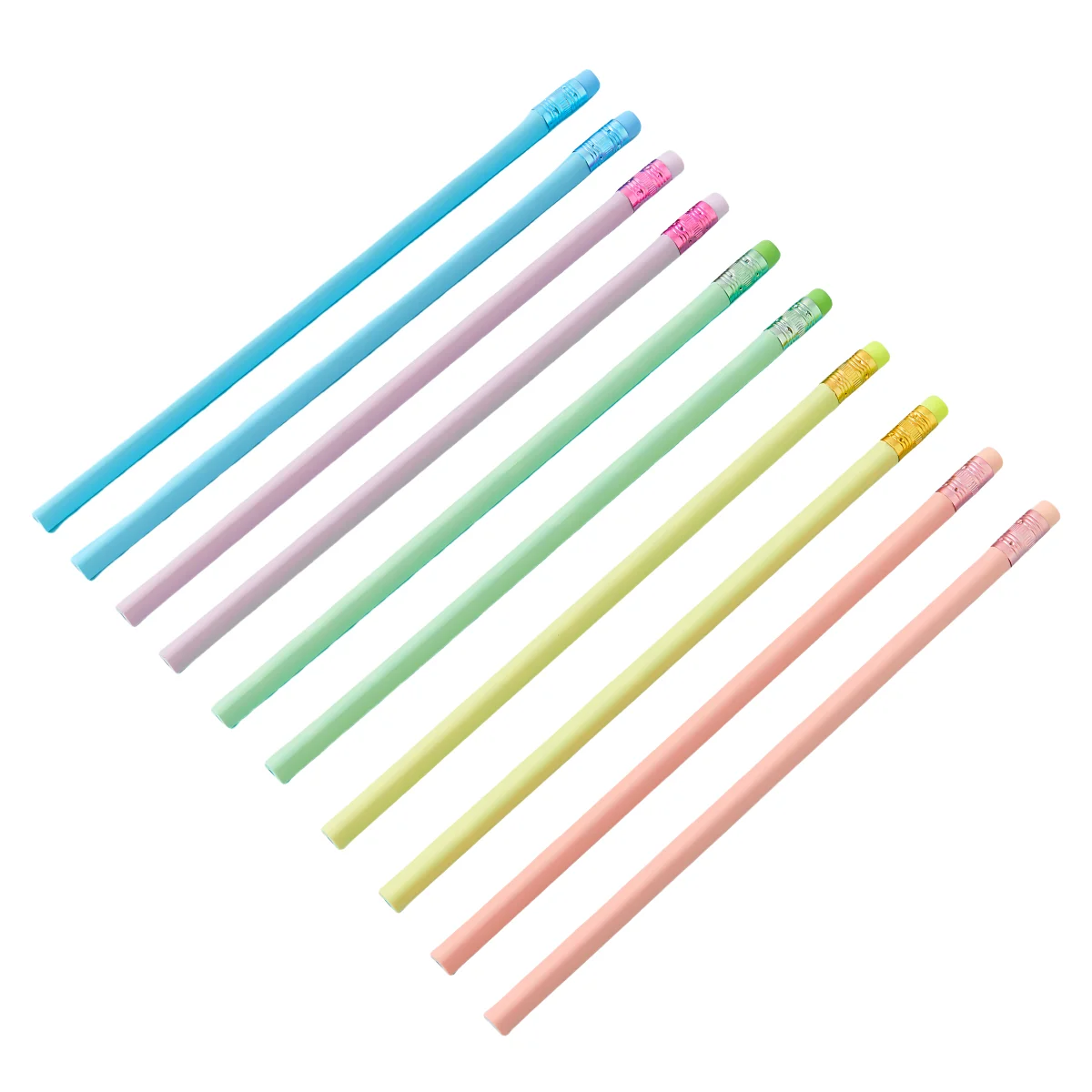 Eco-Friendly standard pencils HB pencil Macaron student school HB Pencils With Eraser