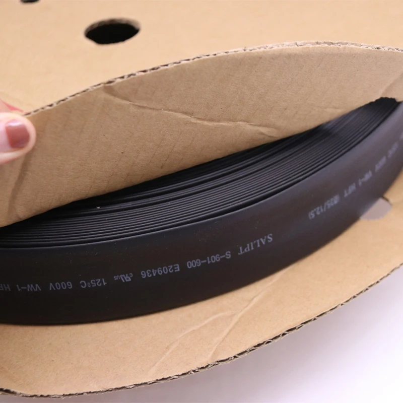 Black Dia 2 3 4 5 6 7 8 9 10 12 14 16 20 25 30 40 50 Mm Heat Shrink Tube 2:1 Polyolefin Cable Sleeve Insulated Wire Sleeve