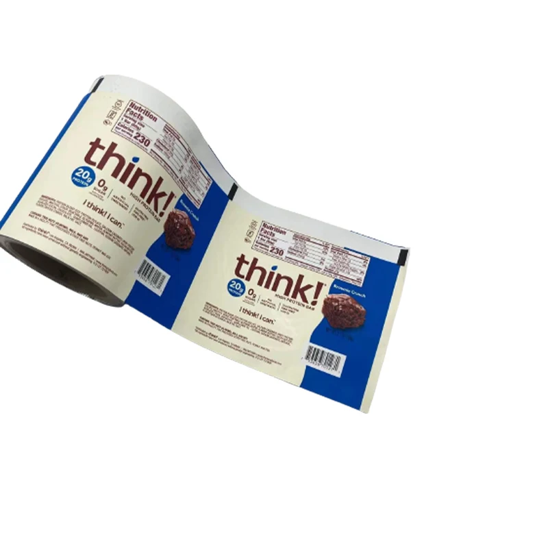 hot Excellent Quality Cold Sealing Packing Roll Film chocolate/Candy Bar Plastic Package Rolls Stock