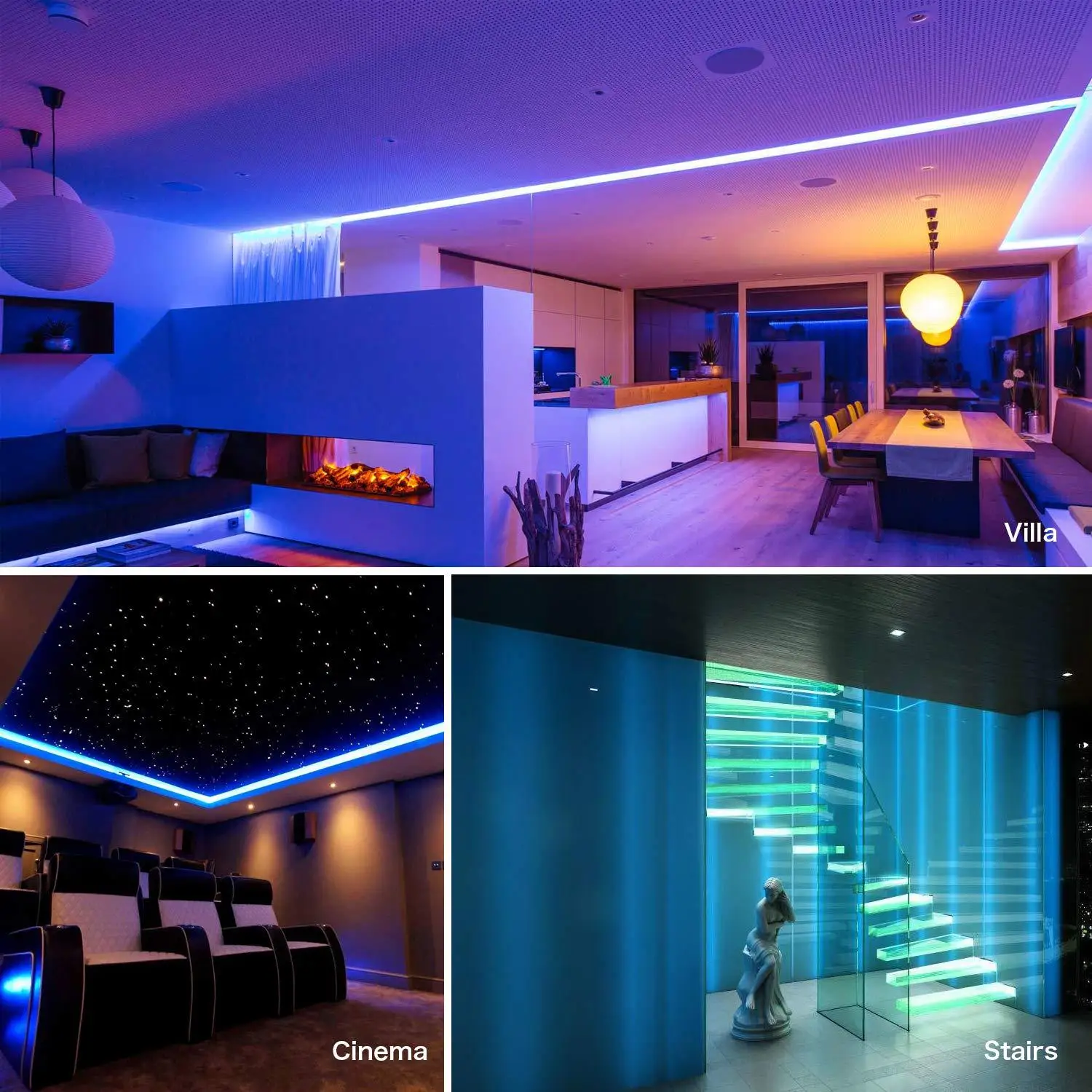 Wholesale Christmas Decoration 5M APP Control 5050 Smart RGB Back Lights 12V 24V TV LED Strip