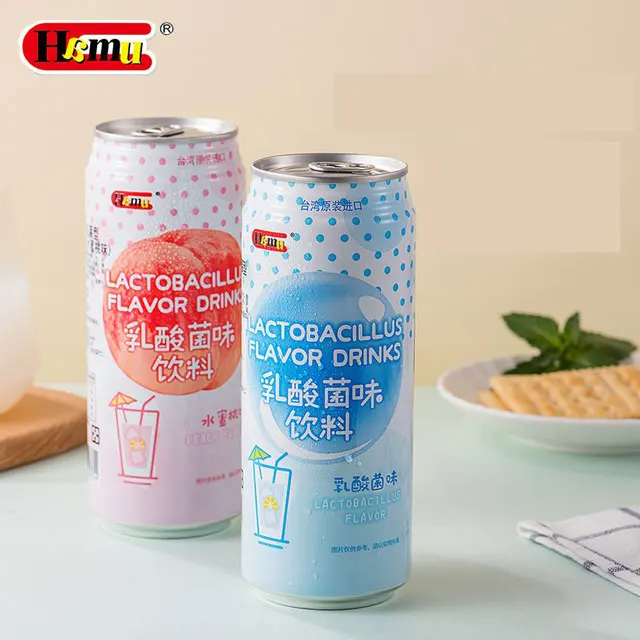 Spot wholesale customized delicious Chinese traditional leisure packaged Lactic acid bacteria beverage Honey peach 490ml